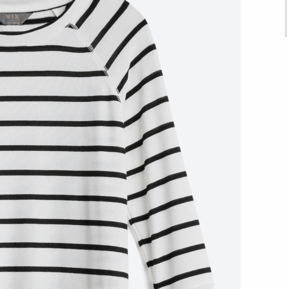 MIX BY 41 HAWTHORN Arnold Three Quarter Sleeve Raglan Knit Top size M - Picture 2 of 6